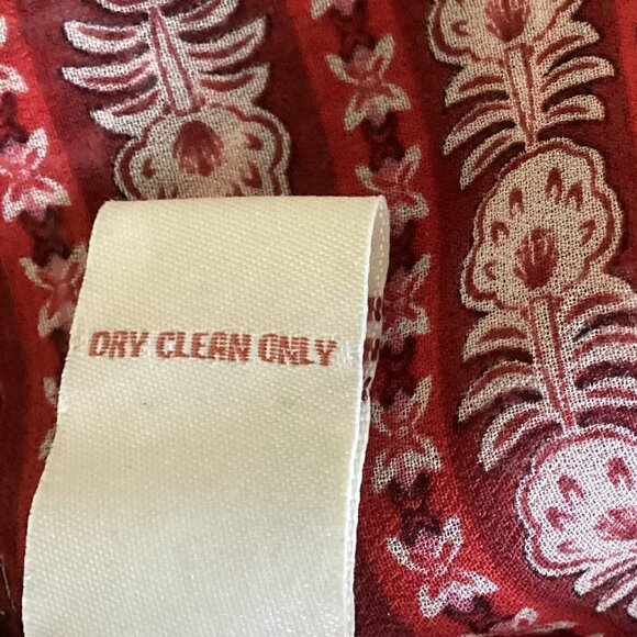 Sundance Go Beyond Sheer Embroidered Tunic Top Sz XS Pink 158F - Picture 8 of 8